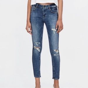 Zara super sparkle jeans. Size 4